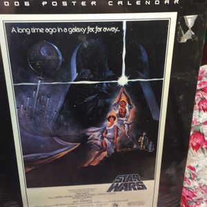2006 Star Wars poster calendar never opened.